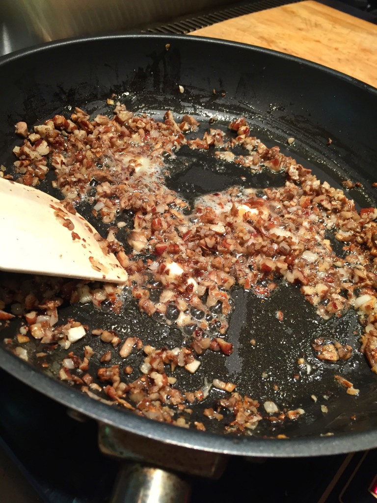 Stuffed Mushrooms with Pecans and Mexican Brandy