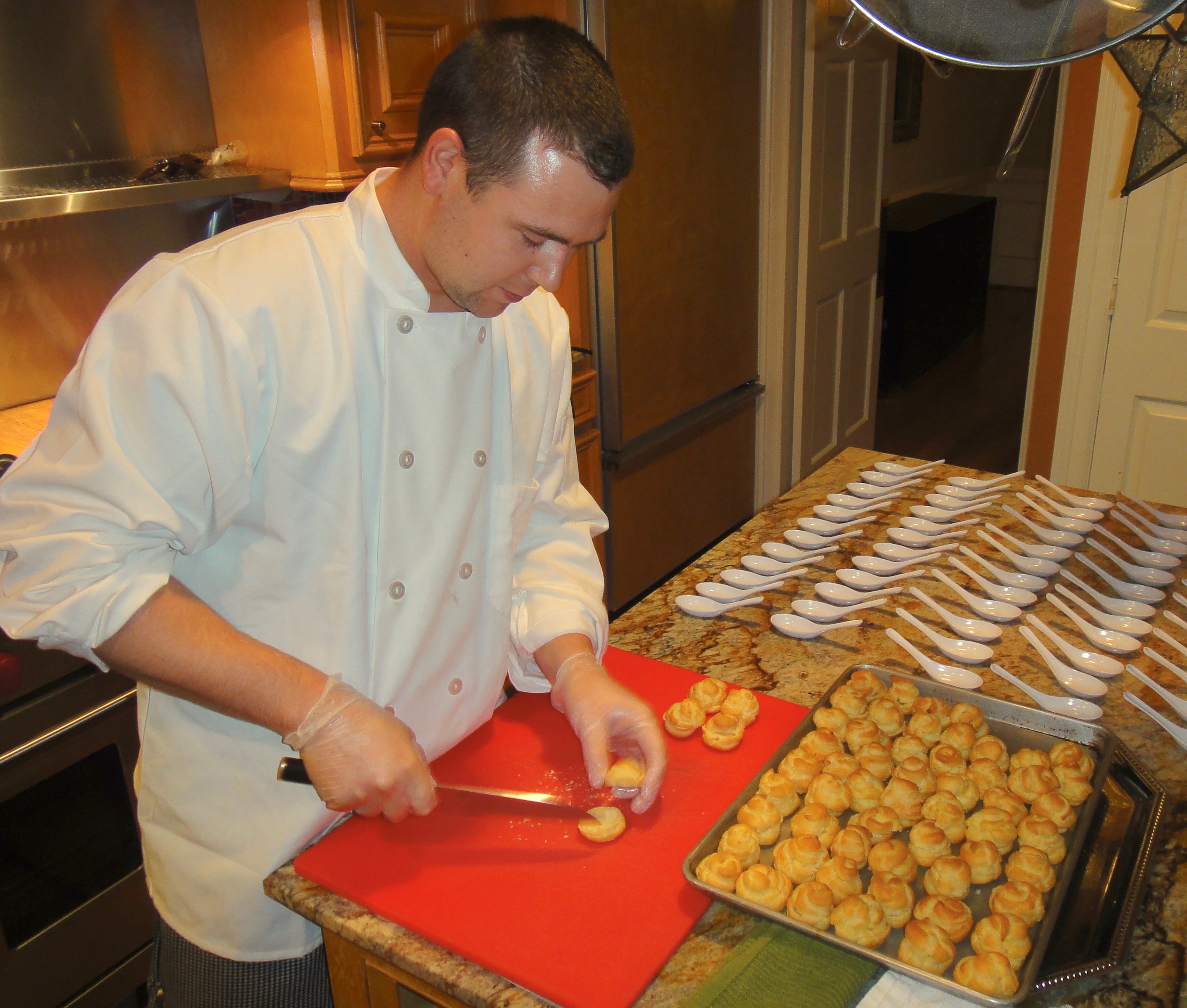 Precision Knife Skills are essential for everything in the kitchen, from meats to pastry.